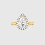 Bague Goutte de Lune - Diamant Moissanite💎
