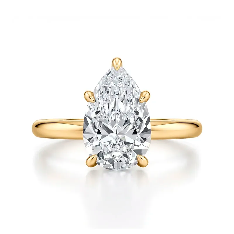 Bague Poire Bénédicte - Diamant Moissanite 💎