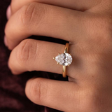 Bague Poire Bénédicte - Diamant Moissanite 💎