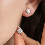 Boucles d'oreilles Pétale éclat de Dana - Diamant Moissanite 💎