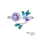 Parure Fleur du Colibri 💐 - Diamant Moissanite 💎