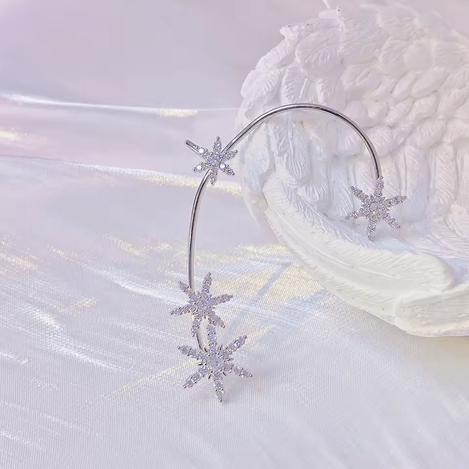 Clips d’oreilles Poussière Boréals ❄️ - Zircone Cubique 💎 x2