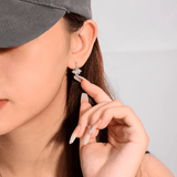 Boucles d’oreilles Étreinte d’Étoiles Filantes ✨ - Diamant Moissanite💎