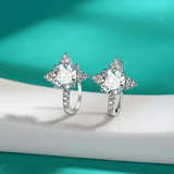 Boucles d’oreilles Étreinte d’Étoiles Filantes ✨ - Diamant Moissanite💎