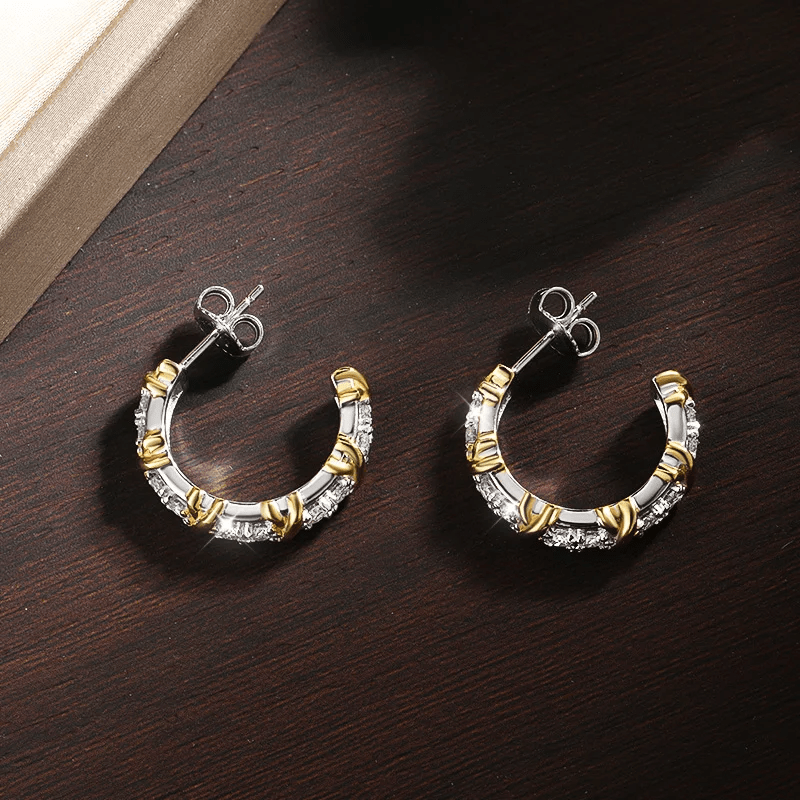 B.O Cross d'éternité En Argent Sterling 925 - Diamant Moissanite 1 Carat 💎