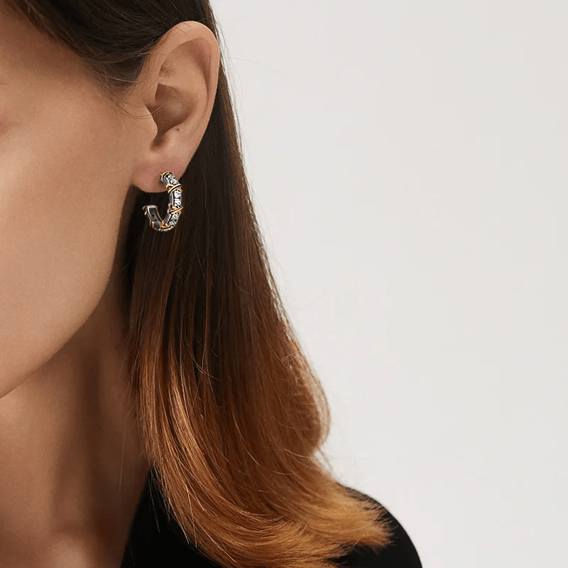 B.O Cross d'éternité En Argent Sterling 925 - Diamant Moissanite 1 Carat 💎