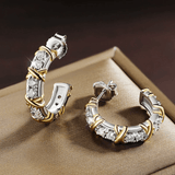 B.O Cross d'éternité En Argent Sterling 925 - Diamant Moissanite 1 Carat 💎