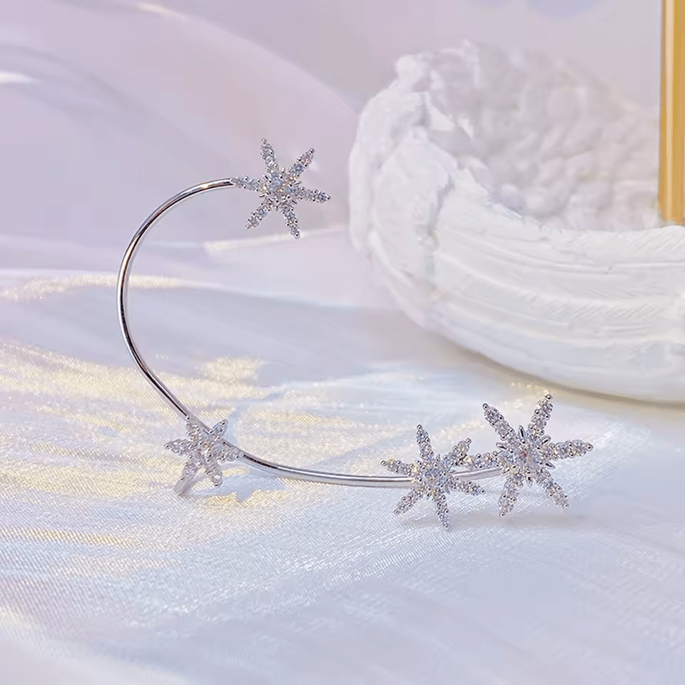 Clips d’oreilles Poussière Boréals ❄️ - Zircone Cubique 💎 x2