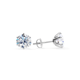 Boucles d'oreilles Clous d'Hermès à Vis - Diamant Moissanite 1 Carat 💎