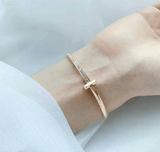 LORIELE - Bracelet Zenobia Cristal plaqué Or 14K🌹