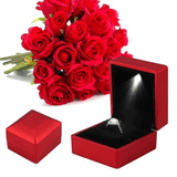 Écrin Bague <br /> Rouge Éclatant - Lumineux