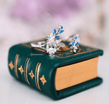 Bague Nymphes Aphrodite Silver - Moissanite 1 carat 💎🌿