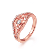 Bague LORIELE - La Tisseuse d’Or - Diamant Moissanite 1 Carat 💎