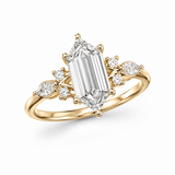 Bague Diadème Impératrice - Diamant Moissanite💎