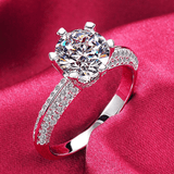 Bague Solitaire Calypso en Argent Sterling 925 - Diamant Moissanite 1 Carat 💎