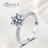 Bague Solitaire pavé Freyja Calypso en Argent Sterling 925 - Diamant Moissanite 1 Carat💎