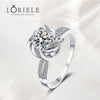 Bague Solitaire pavé Elysia en Argent Sterling 925 - Diamant Moissanite 1 Carat💎