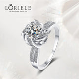 Bague Solitaire pavé Elysia en Argent Sterling 925 - Diamant Moissanite 1 Carat💎