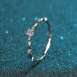 Bague Solitaire Constellations en Argent Sterling 925 - Oxyde De Zirconium 💎