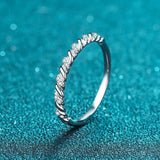 Bague Seraphina Twist en Argent Sterling 925 Oxyde De Zirconium