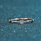 Bague Solitaire Constellations en Argent Sterling 925 - Oxyde De Zirconium 💎