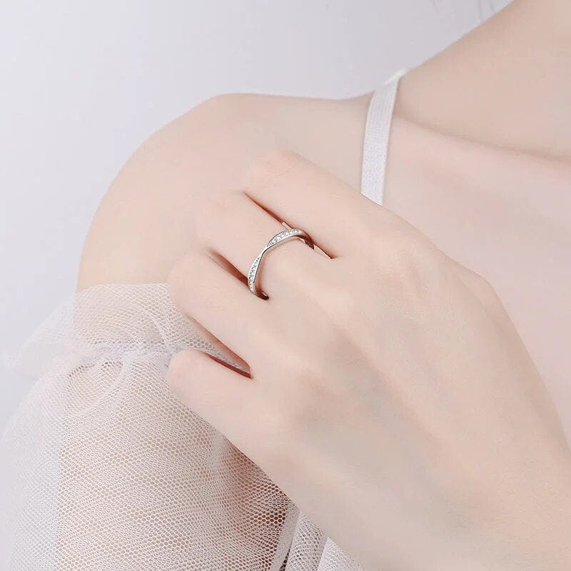 Bague Vespera en Argent Sterling 925 Oxyde De Zirconium💎