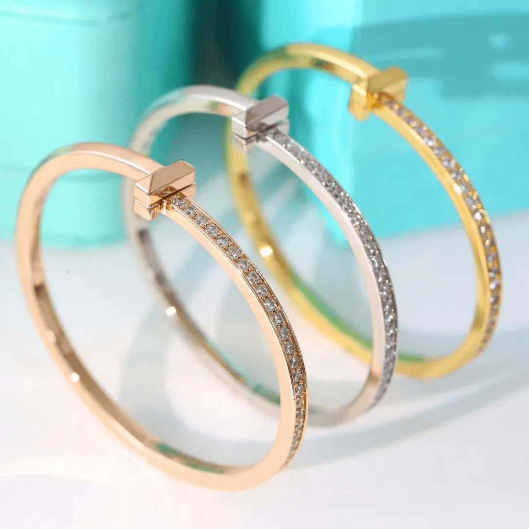 LORIELE - Bracelet Zenobia Cristal plaqué Or 14K🌹