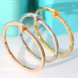 LORIELE - Bracelet Zenobia Cristal plaqué Or 14K🌹