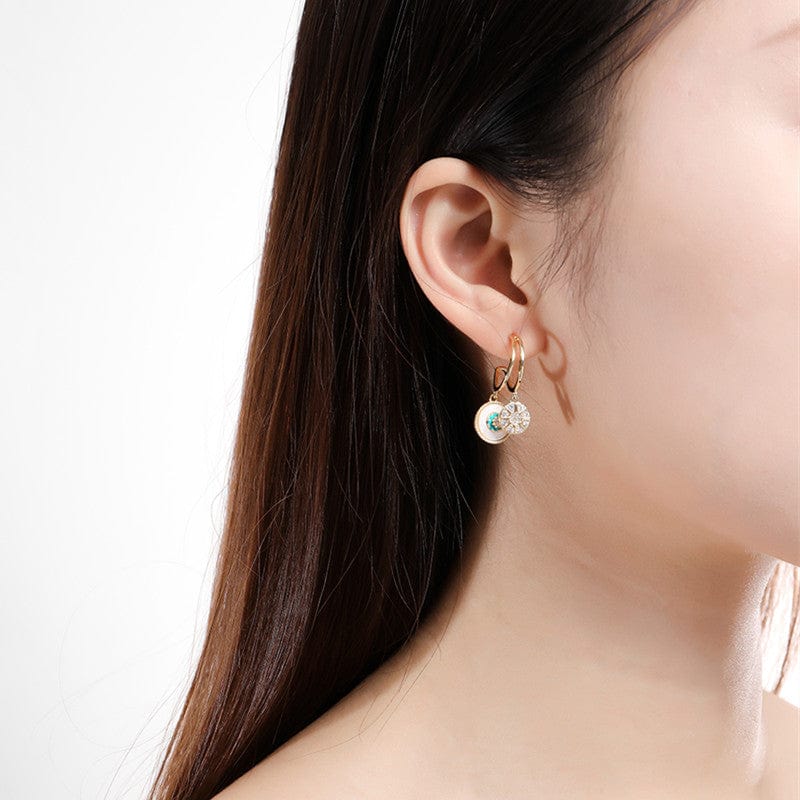 Boucles d'oreilles françaises baroques Loriele