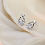 Boucles d'oreilles queue de sirène Plaqué or - Diamant Moissanite 1 Carat 💎