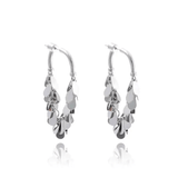 Boucles d'oreilles à pampilles à sequins Plaqué Or 18 Carats où Argent Sterling 925