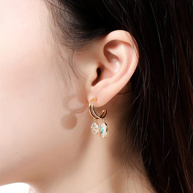 Boucles d'oreilles françaises baroques Loriele