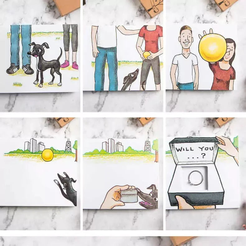 💕️ Flip Book demande en mariage - Scénario 2 🐶