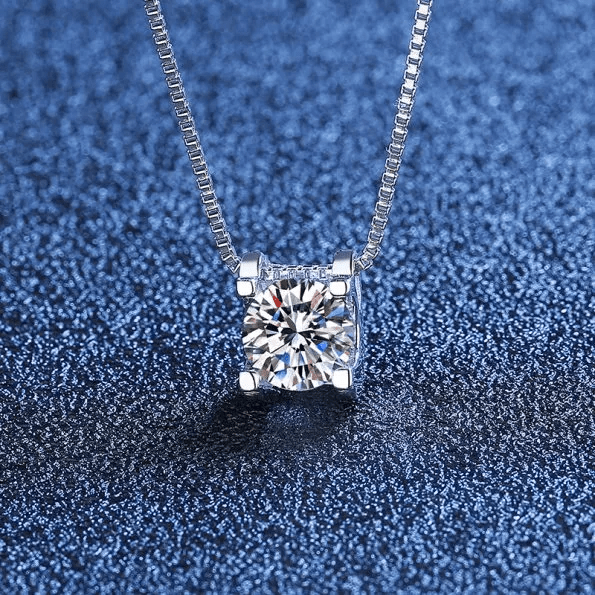 Pendentif Moissanite Diamant 💎 - Argent Sterling s925 Loriele™