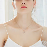 Collier double cœur Je t'aime pour toujours