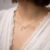 Collier en zircon cubique Rythme cardiaque