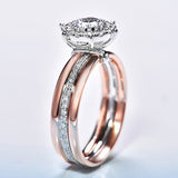 Bague solitaire Aurora Argent Sterling 925 - Diamant Moissanite 1 Carat 💎