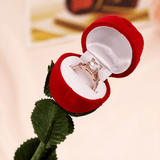 Écrin Bague <br /> Rose Rouge