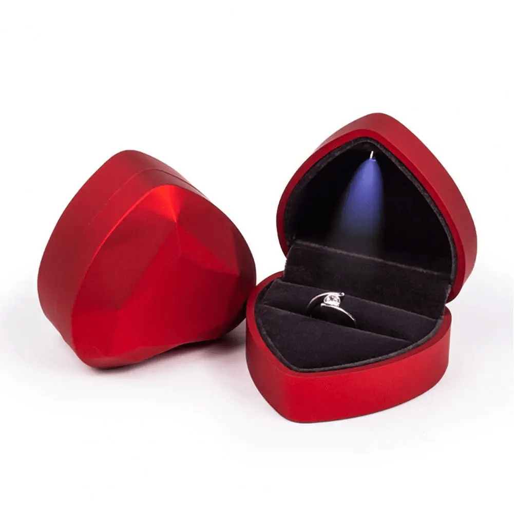 Écrin Bague <br /> Cœur Lumineux