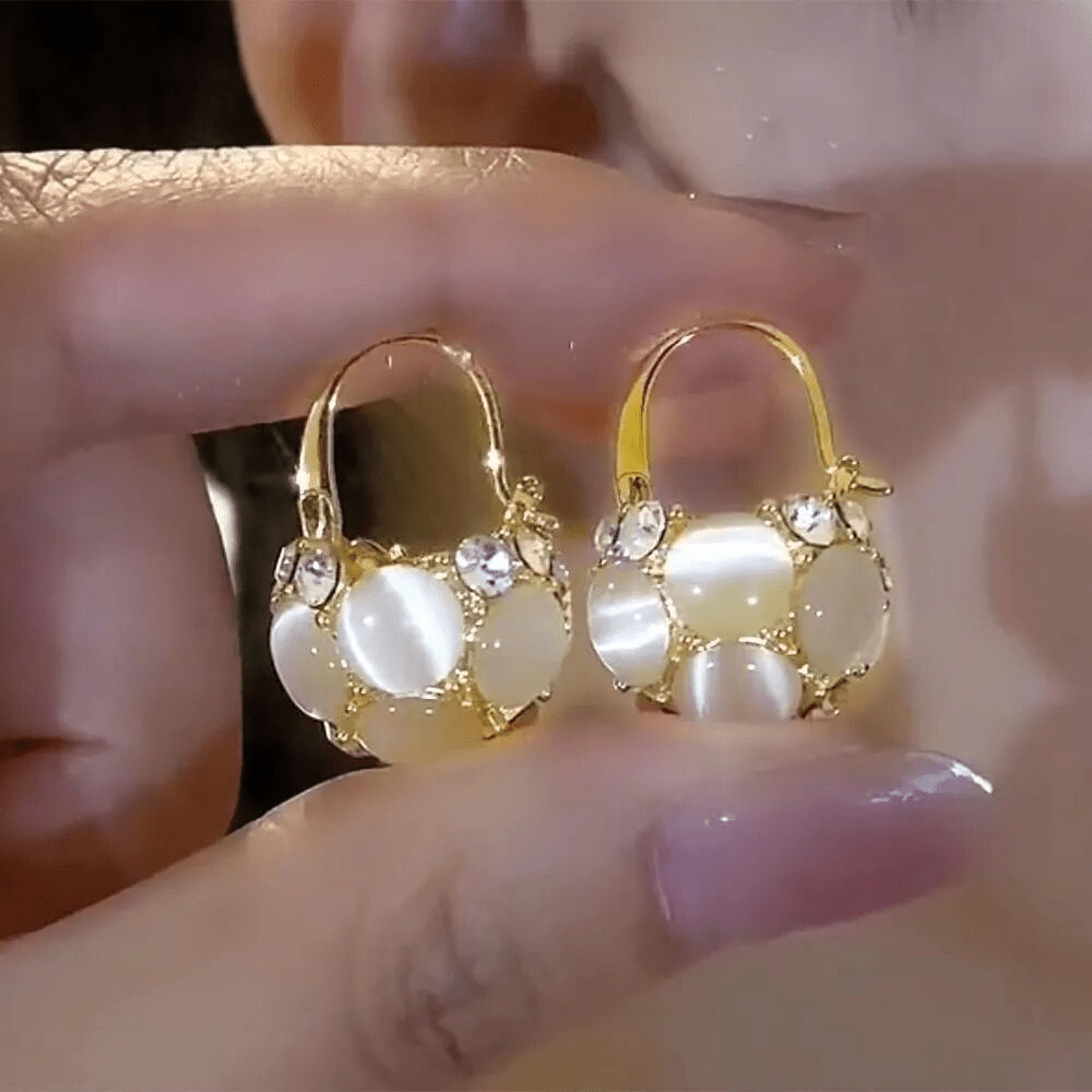 Boucles d'Or Perlées Lustré Plaqué Or 18 Carats🦪