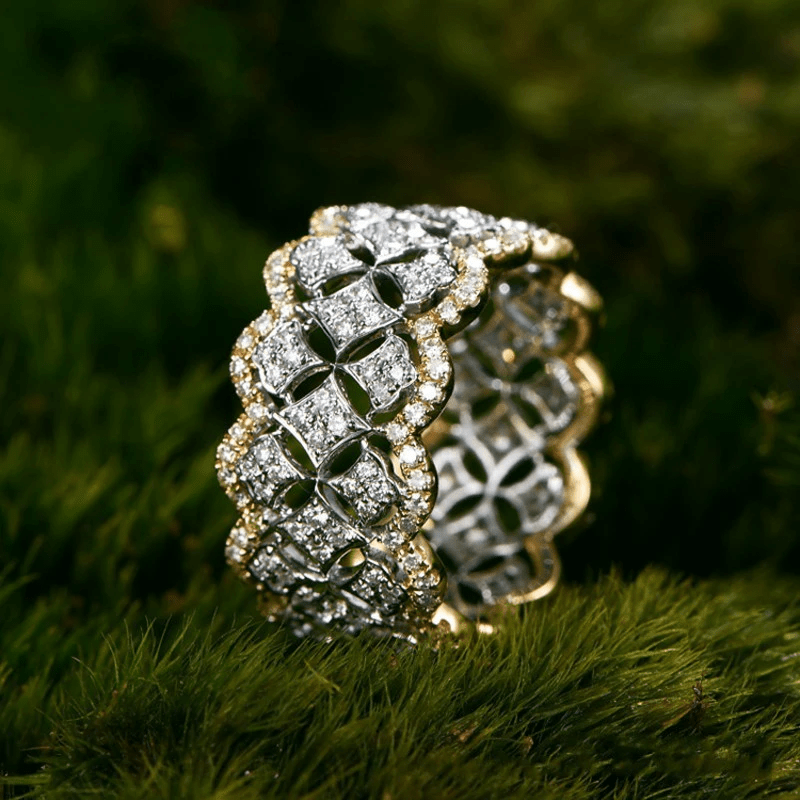 Anneau hallebarde Nérée en Argent Sterling 925- Sertie Diamant Zircon💎