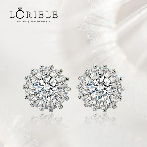 Boucles d'oreilles Éclat de Diane en Argent Sterling 925 Loriele™