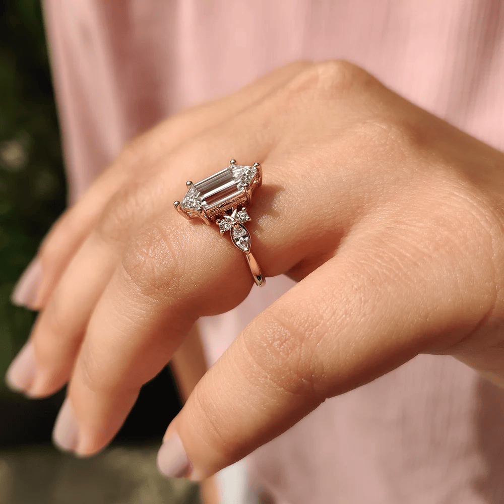 Bague Diadème Impératrice - Diamant Moissanite💎