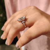 Bague Diadème Impératrice - Diamant Moissanite💎
