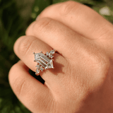Bague Diadème Impératrice - Diamant Moissanite💎