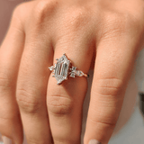 Bague Diadème Impératrice - Diamant Moissanite💎