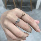 Bagues de promesse Éclipse 🔮🌟 Or & Argent