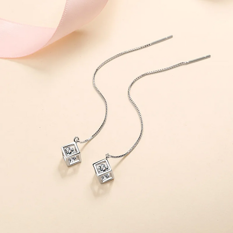 Boucles d'oreilles Brillanza Cubique en Argent Sterling 925 Loriele™