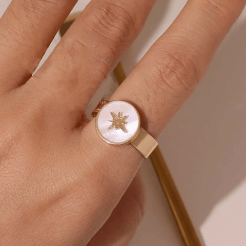 Bague Ajustable Emblème Étoilé - LORIELE