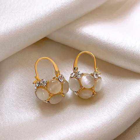 Boucles d'Or Perlées Lustré Or 14K🦪